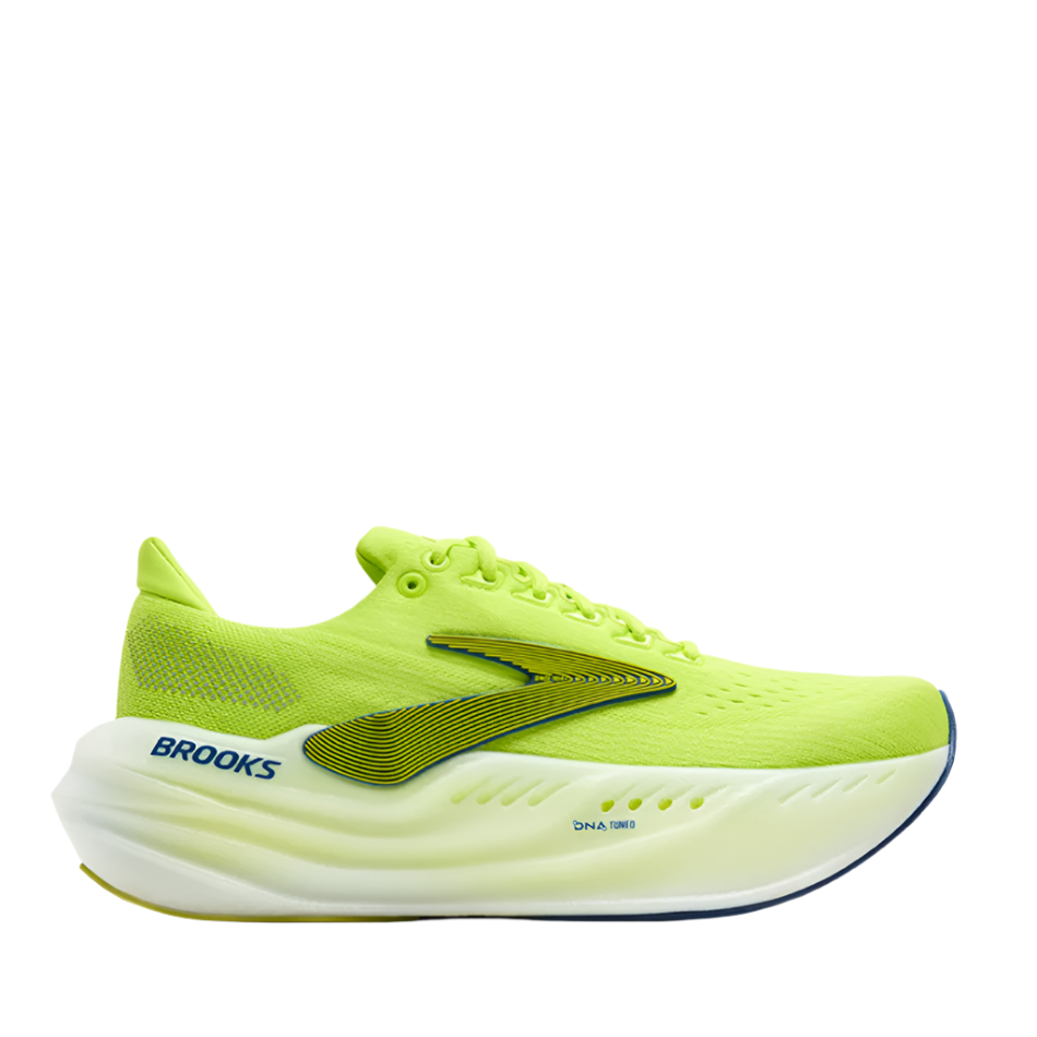 Brooks Men's Glycerin Max Running Shoes in Lime/Navy Peony/White AW25