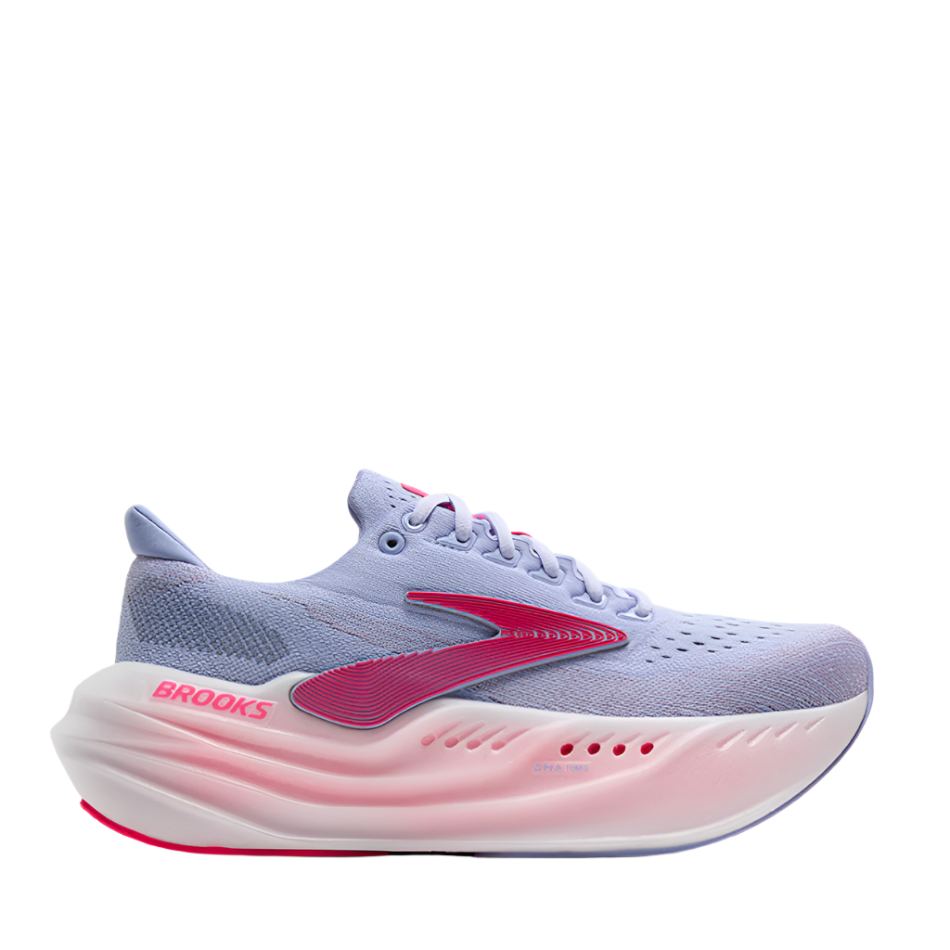Brooks Women's Glycerin Max Running Shoes in Blue Heron/Diva Pink/White AW25