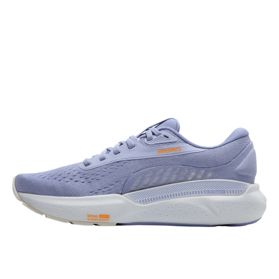Brooks Women's Adrenaline GTS 24 Running Shoes in Blue Heron/White/Orange AW25