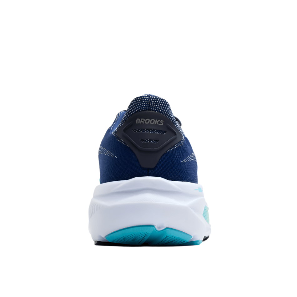 Brooks Women's Ghost 17 D Wide Fit Running Shoes in Navy/Green/Turquoise AW25