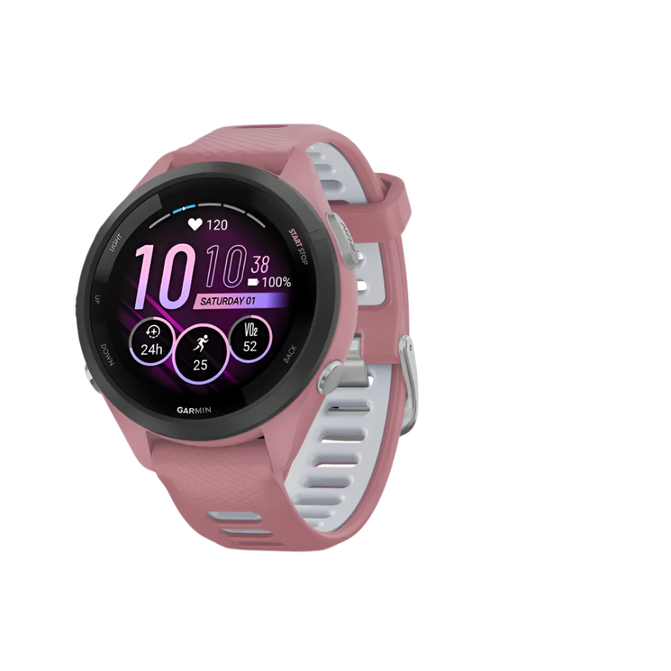 Garmin Unisex Forerunner 265S Music Running Watch in Pink