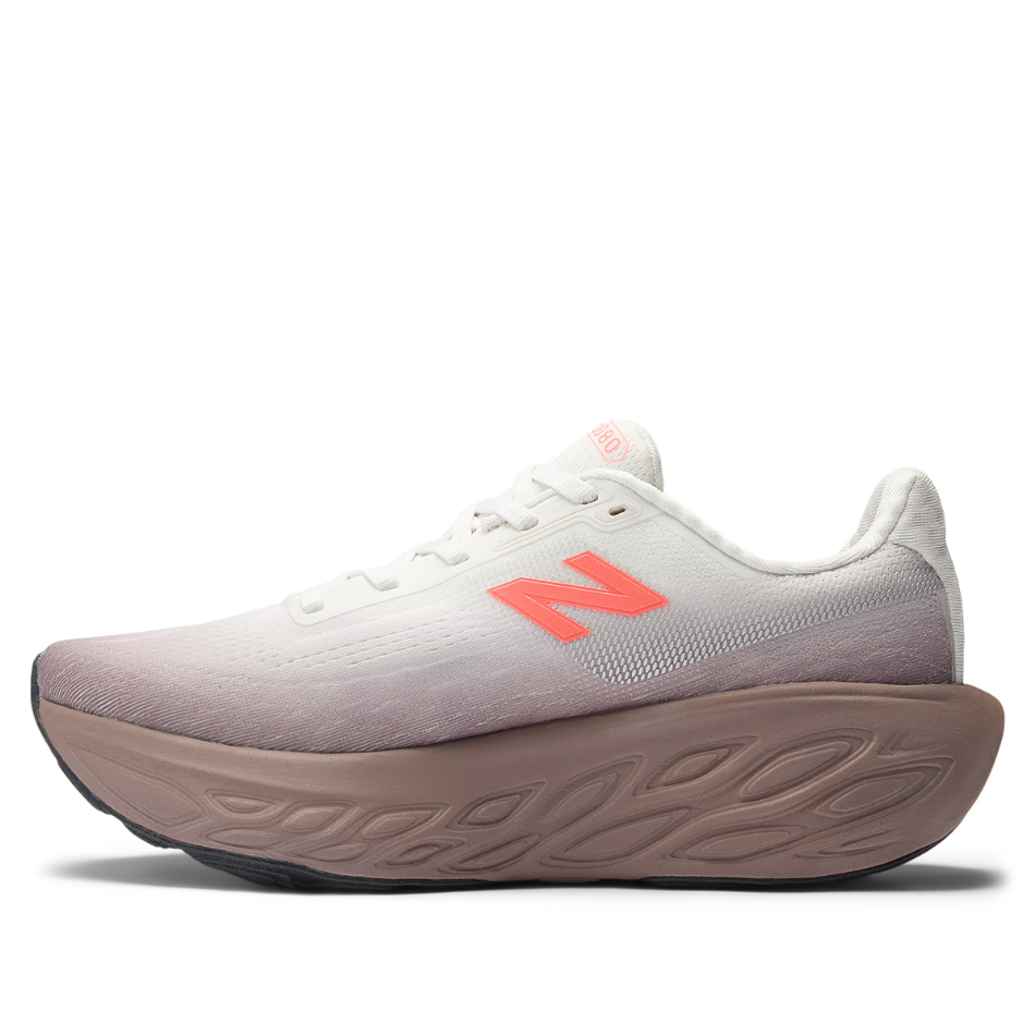 New Balance Women's 1080 v14 Running Shoes in Earth Shadow/Reflection/Urgent Red AW25