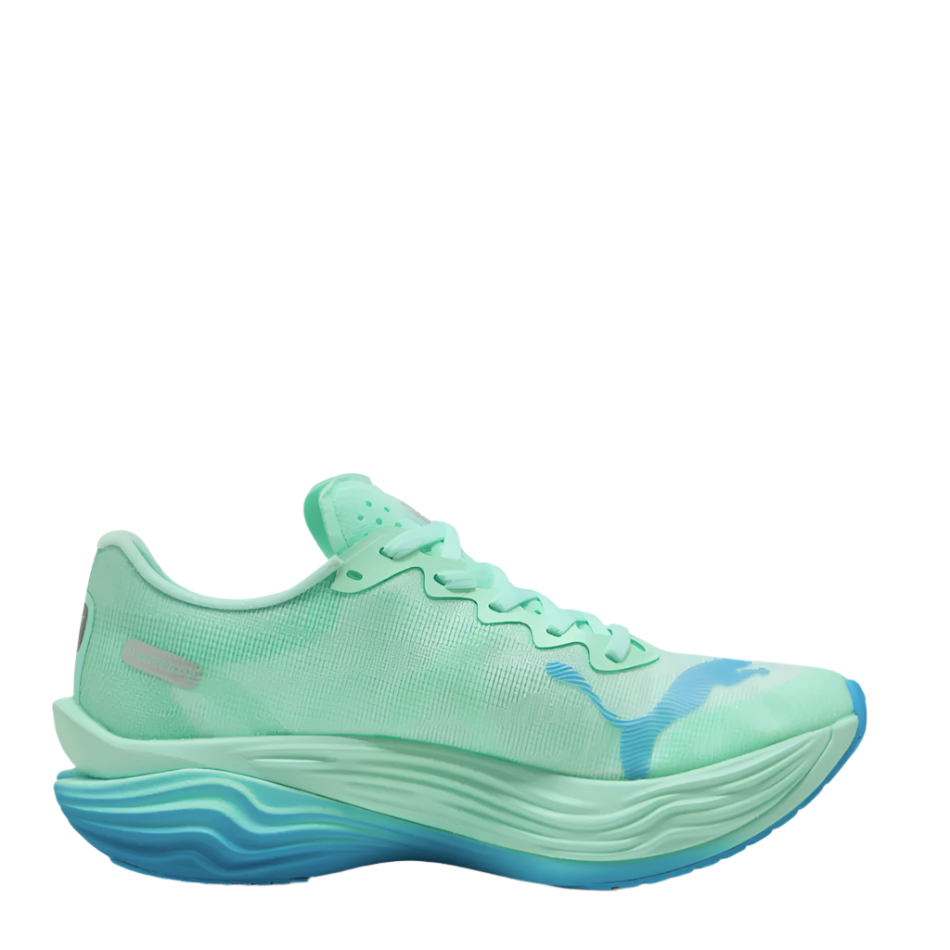 Puma Men's Deviate NITRO Elite 3 Running Shoes in Mint Melt/Speed Blue AW25