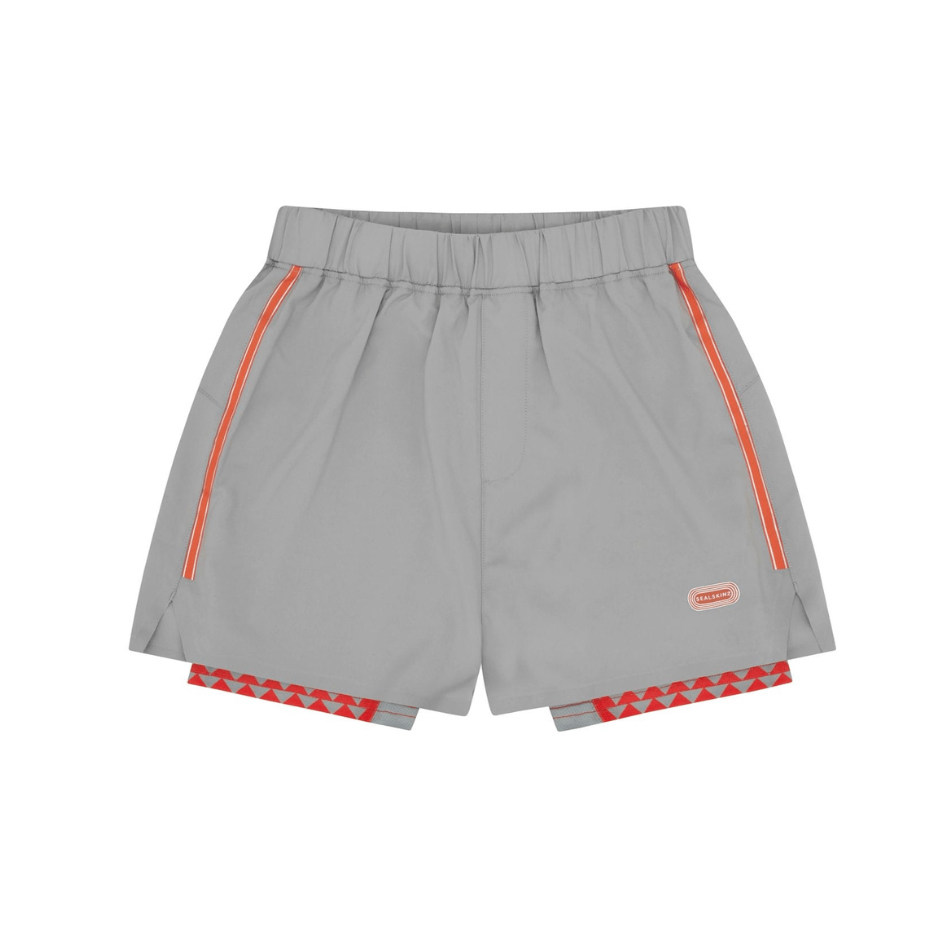 Sealskinz Women's Belton Quick Dry Running Shorts with Under Short in Orange SS25