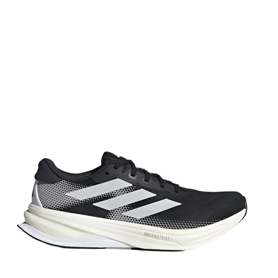 Adidas Men's Supernova Solution 2 Running Shoes in Core Black/Cloud White/Core Black SS25
