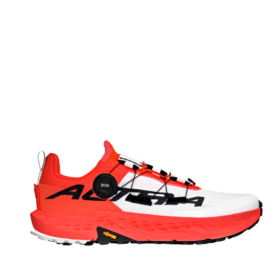 Altra Men's Timp Boa Trail Running Shoe in White/Coral SS25