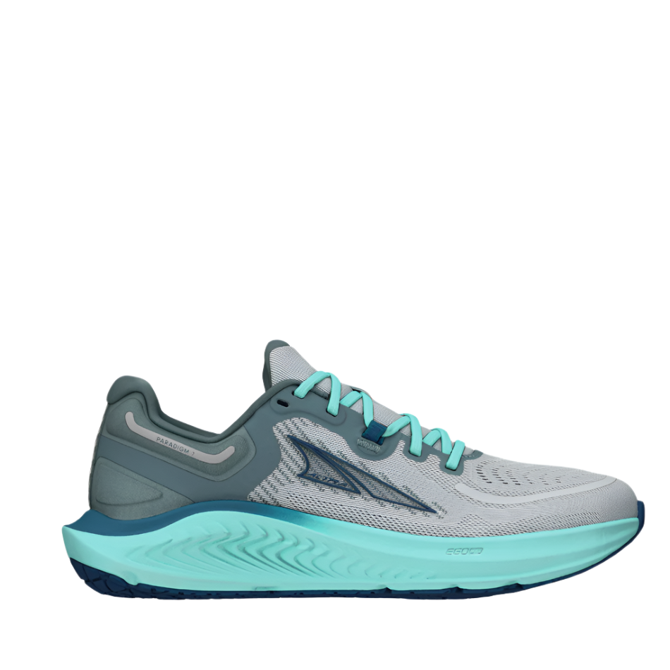 Altra Women's Paradigm 7 Running Shoes in Gray/Teal SS25