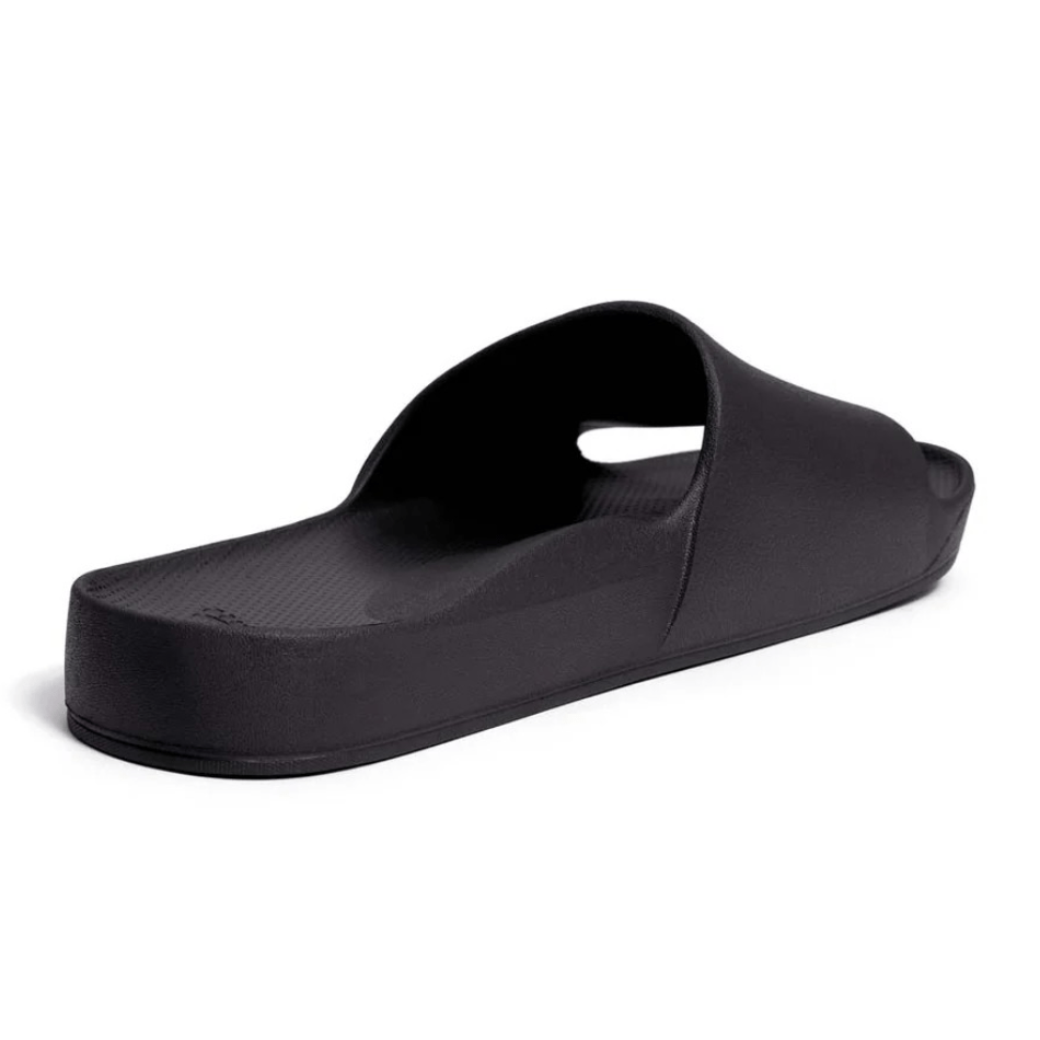 Archies Arch Support Slides in Black