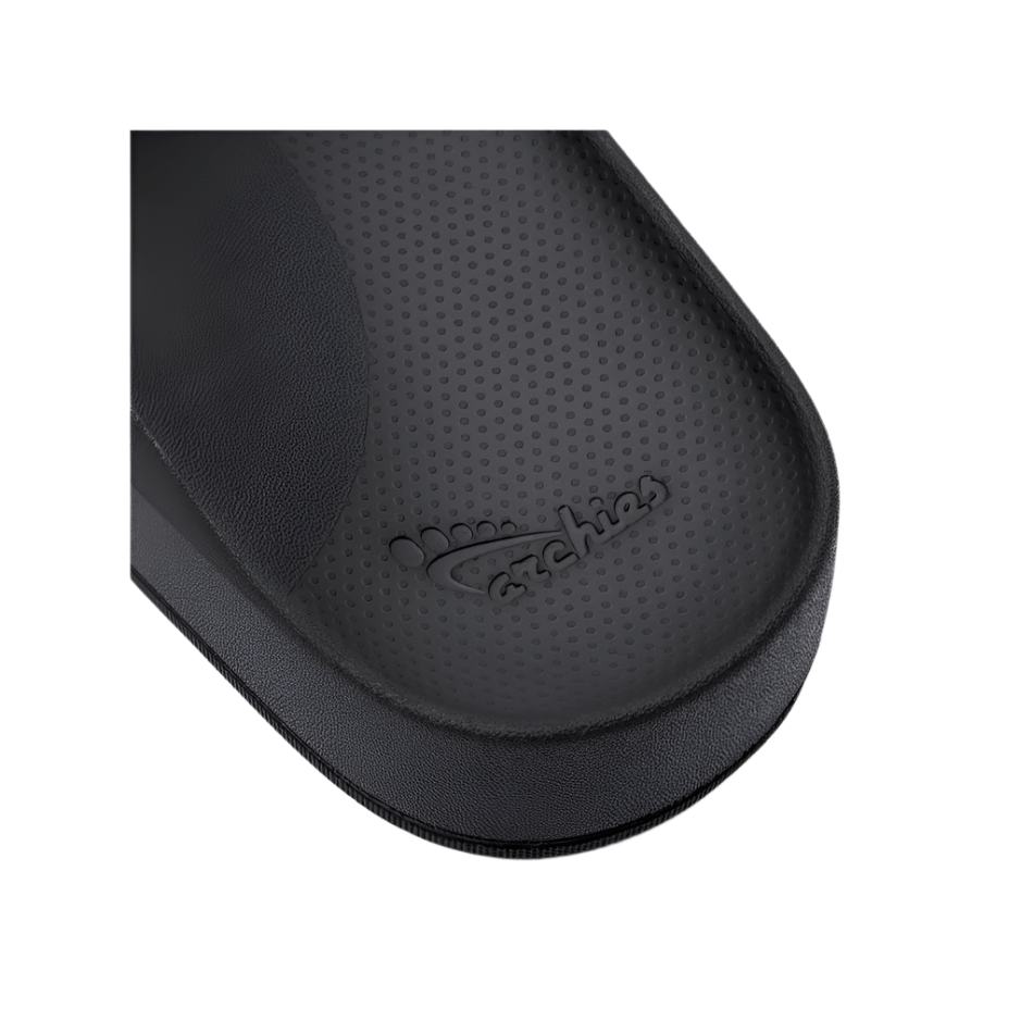 Archies Arch Support Slides in Black