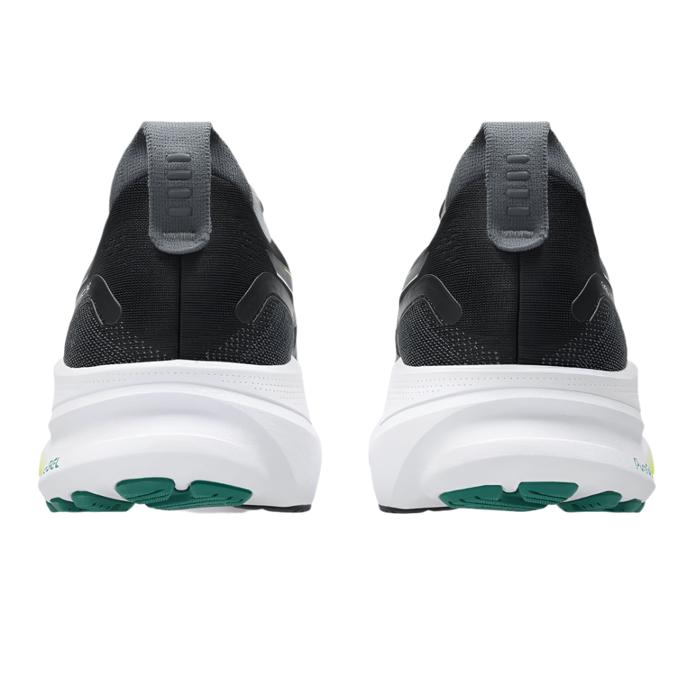 ASICS Men's GEL-KAYANO 32 Running Shoes in Black/Jasper Green AW25