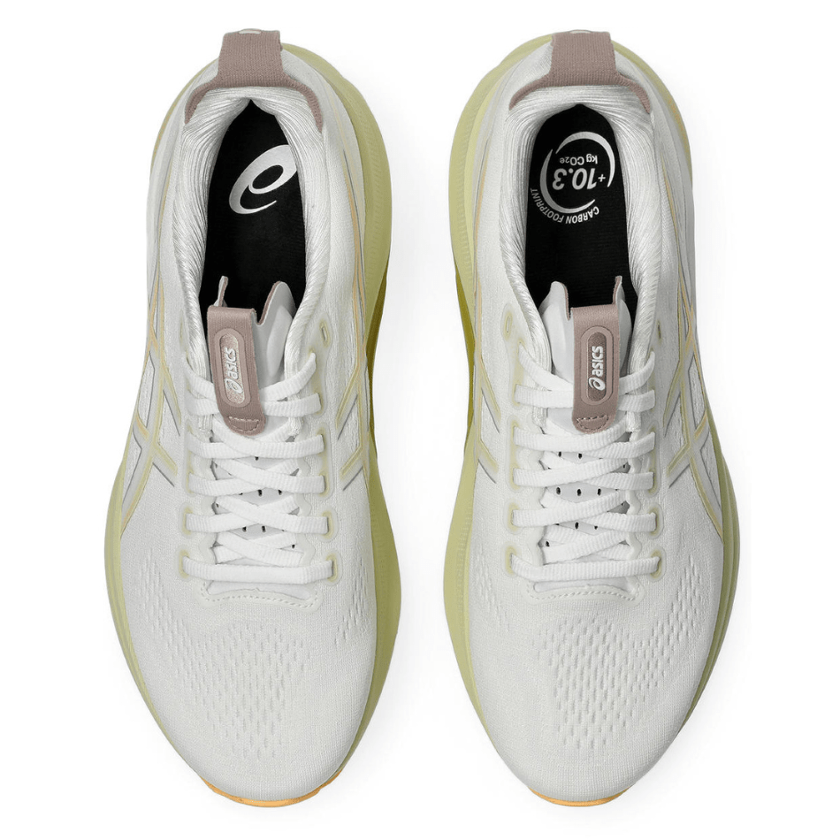 ASICS Men's GEL-KAYANO 32 Running Shoes in White/Orange Glow AW25