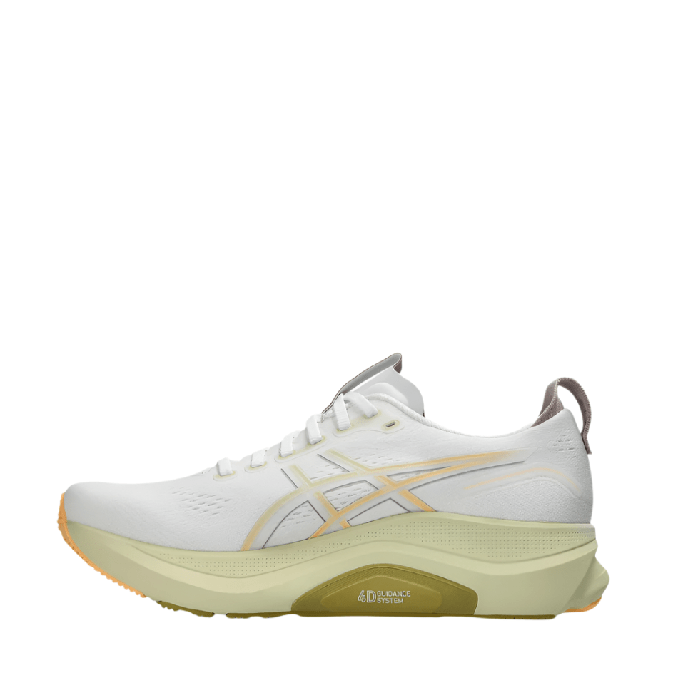 ASICS Men's GEL-KAYANO 32 Running Shoes in White/Orange Glow AW25