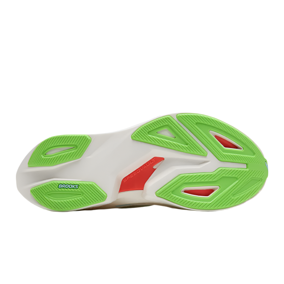 Brooks Men's Hyperion Max 3 Running Shoes in Coconut/Green Gecko/Pink Clay AW25