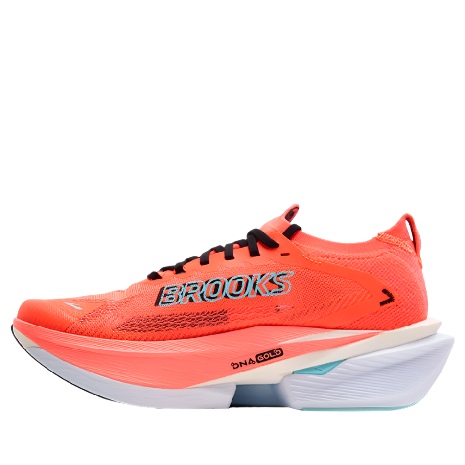 Brooks Men's Hyperion Max 3 Running Shoes in Fiery Coral/Black/Atomizer AW25
