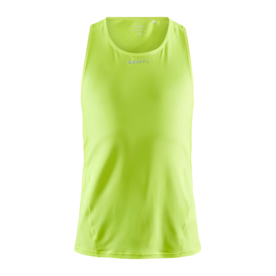 Craft Men's ADV Essence Running Singlet in Yellow