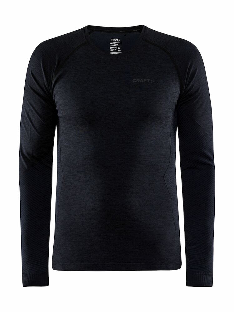 Craft Men's Core Dry Active Comfort Long Sleeve in Black AW24