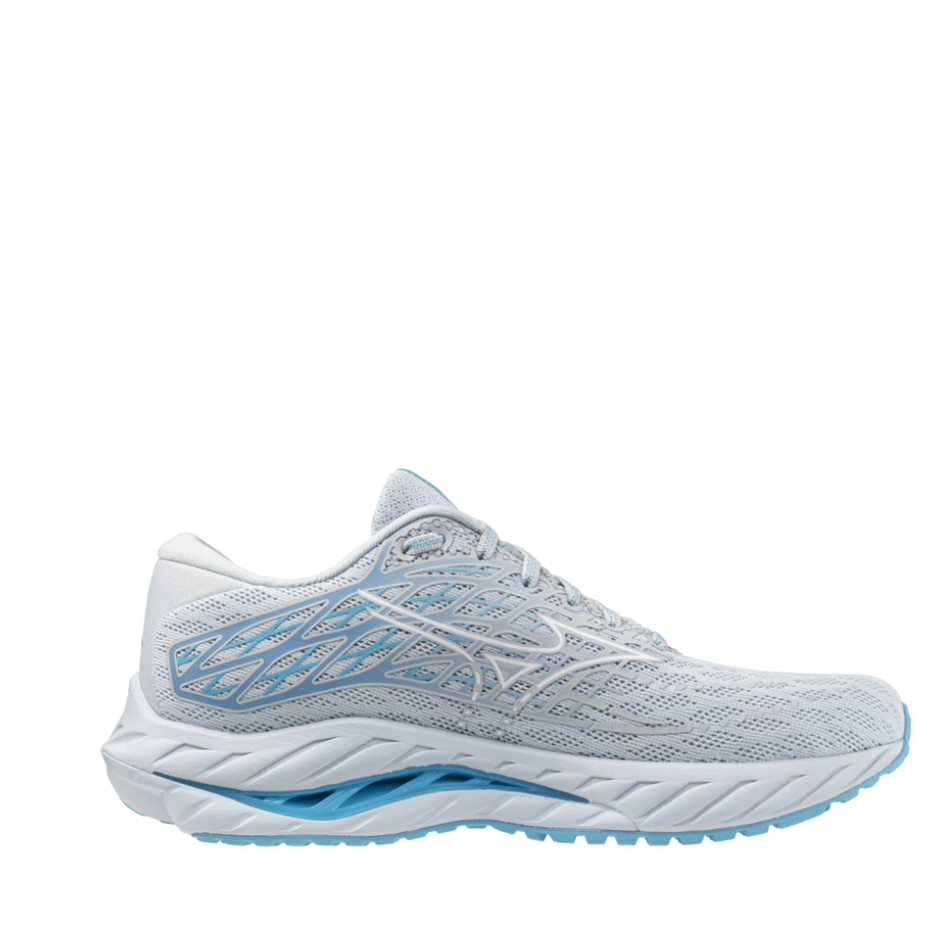 Mizuno Women's Wave Inspire 20 Running Shoes in Plein air/white/river blue