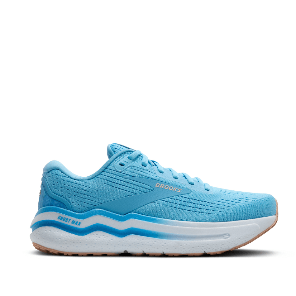 Brooks Women's Ghost Max 2 Running Shoes in Baltic Sea/Bonnie Blue/Peach SS25