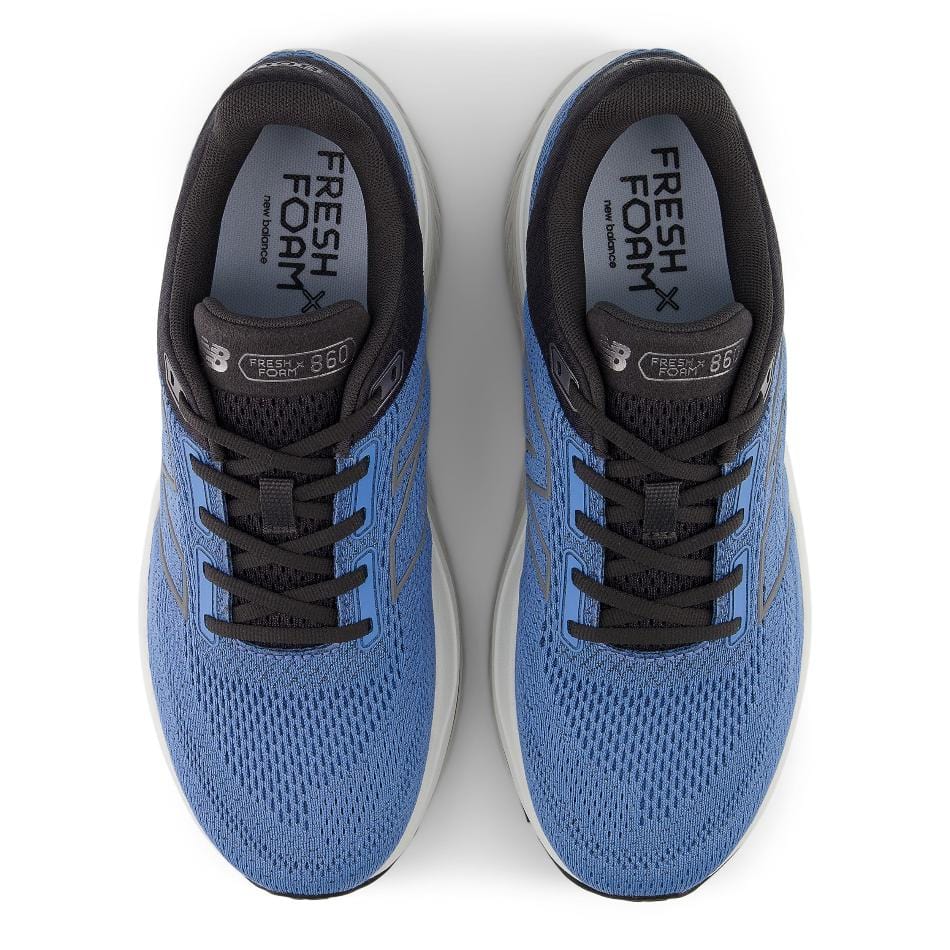 New Balance Men's 860 V14 Running Shoes in Blue Laguna/Black Cement/Grey Matter SS25