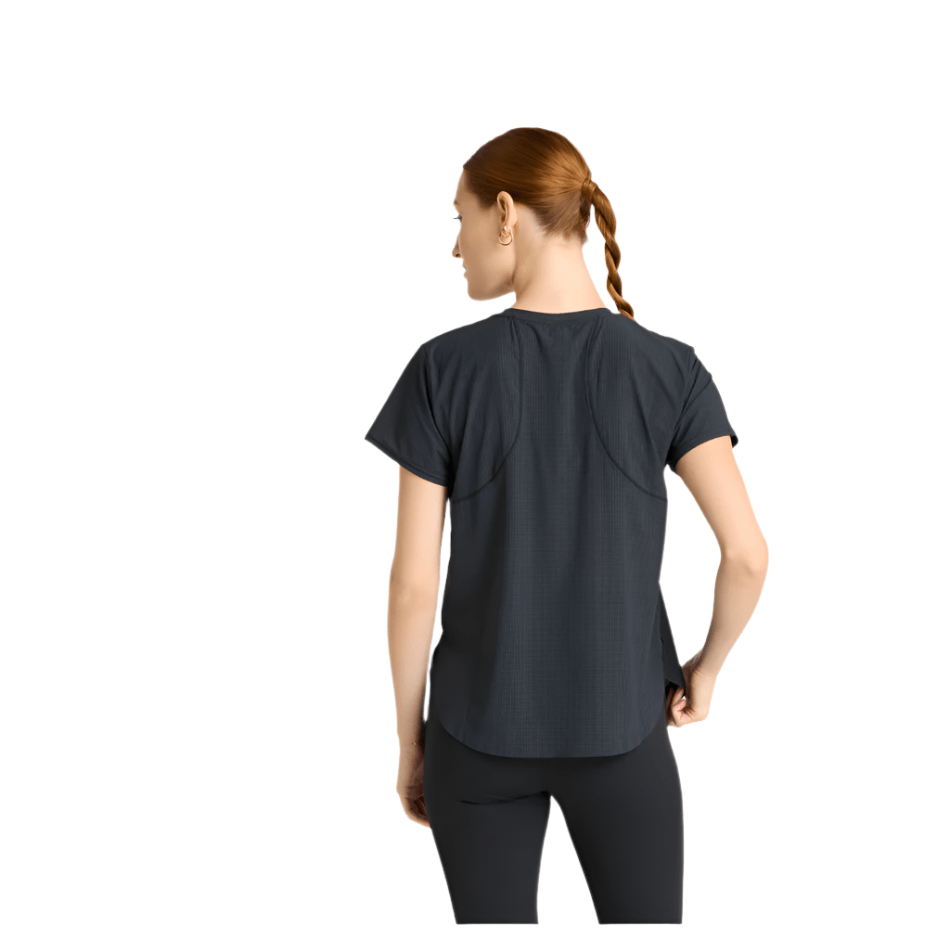 New Balance Women's Race Day Ultralight T-shirt in Black SS25