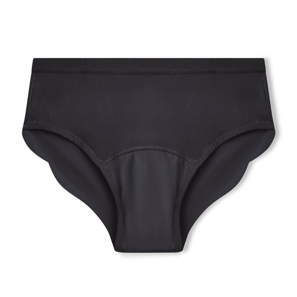 NIXI Body Susie Sporty Hip Hugger Leak Proof Women's Underwear in Black