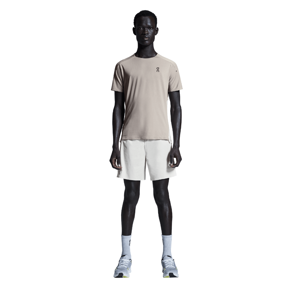 On Men's Performance-T in Cinder/Silver SS25