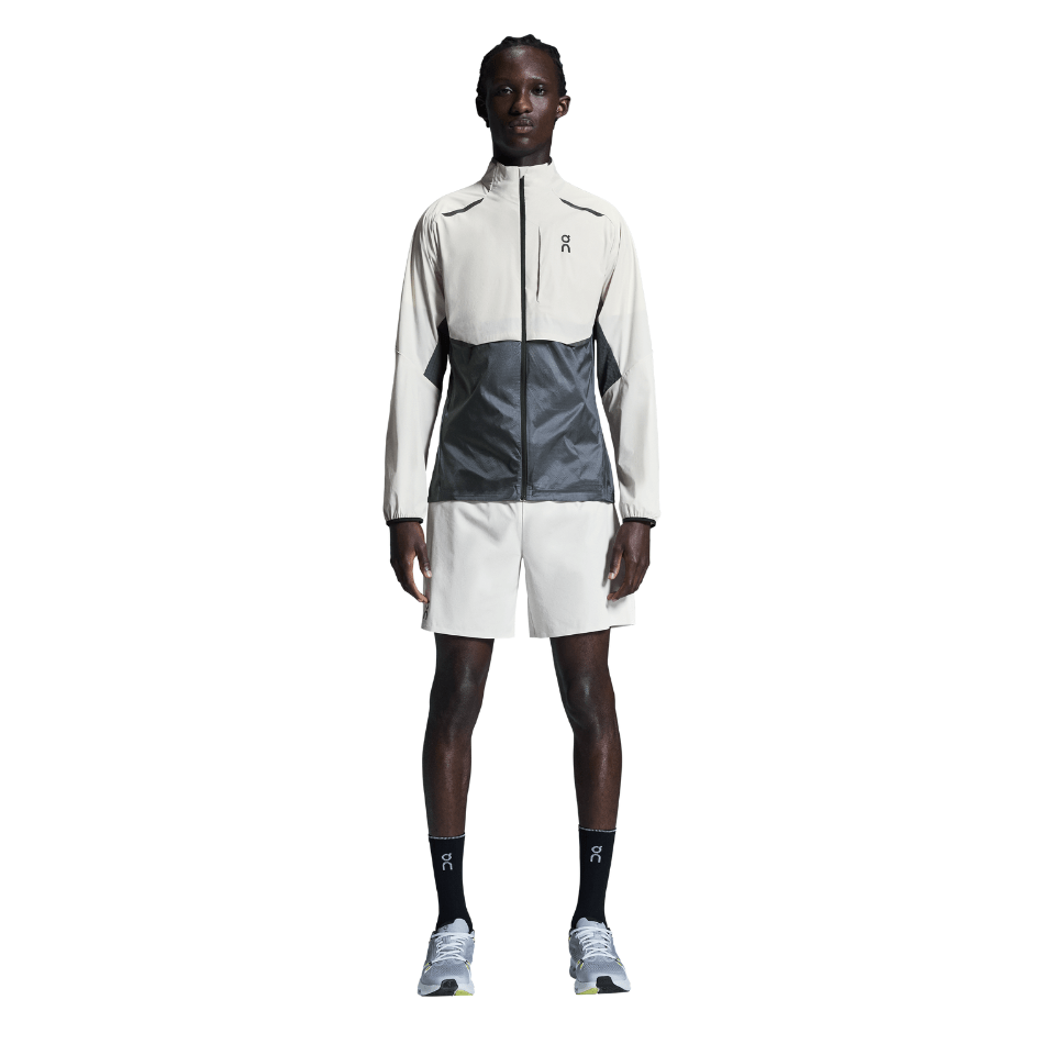 On Men's Weather Jacket in Silver/Eclipse SS25