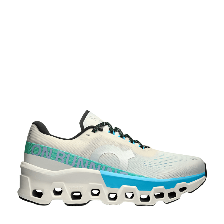 On Women's Cloudmonster 2 Running Shoes in Cream/Horizon SS25