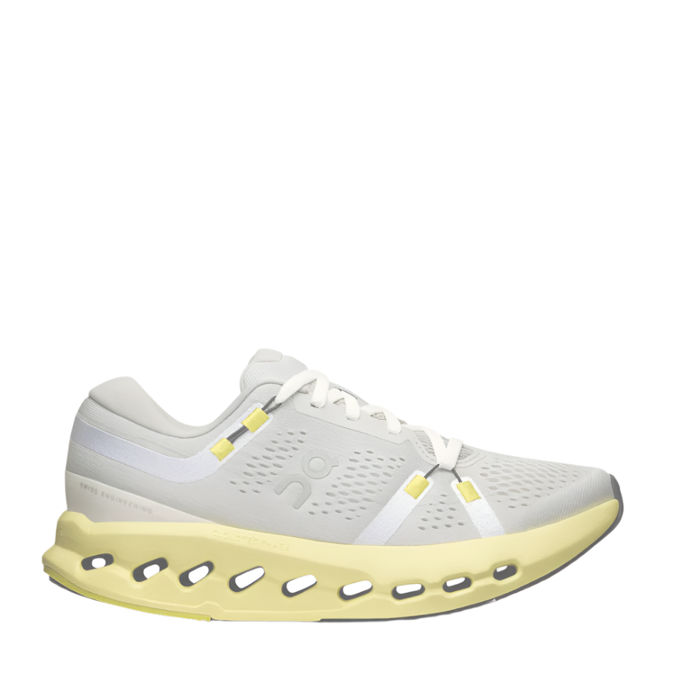 On Women's Cloudsurfer 2 Running Shoes in Glacier/Limelight SS25
