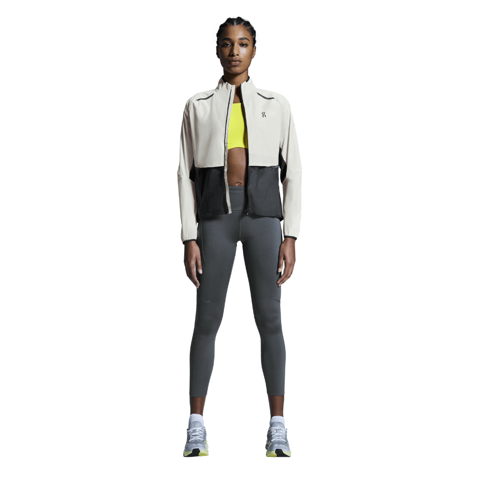 On Women's Weather Jacket in Silver/Eclipse SS25