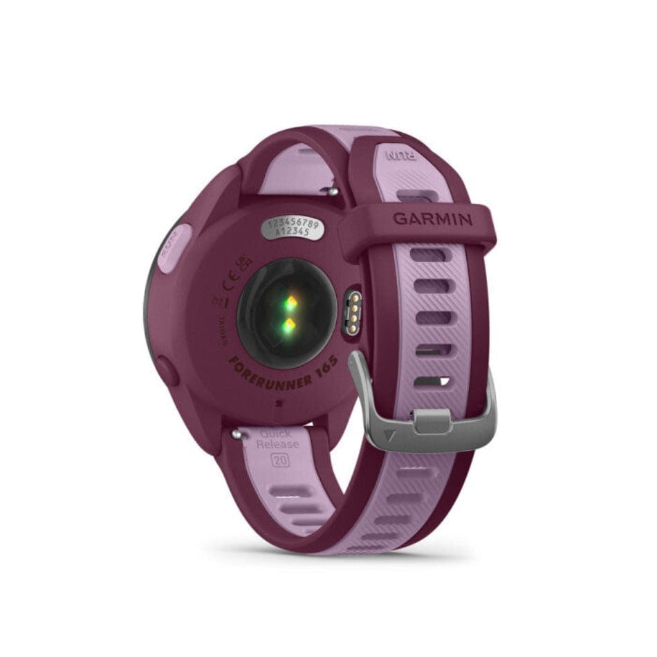 Garmin Unisex Forerunner 165 Music Running Watch in Berry Lilac