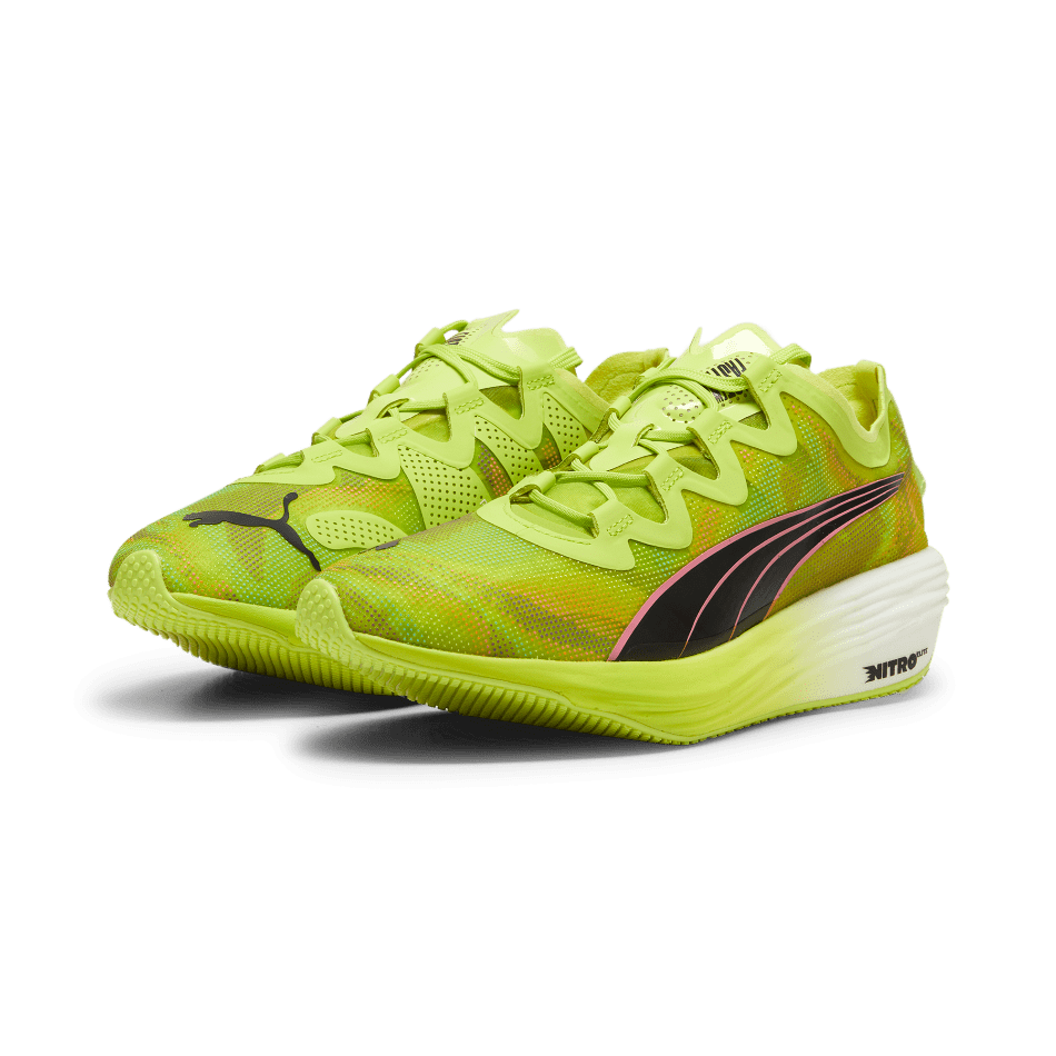 Puma Fast-FWD Nitro Elite Psychedelic Rush Men's Running Shoes SS24 Lime Pow-Puma Black-Poison Pink