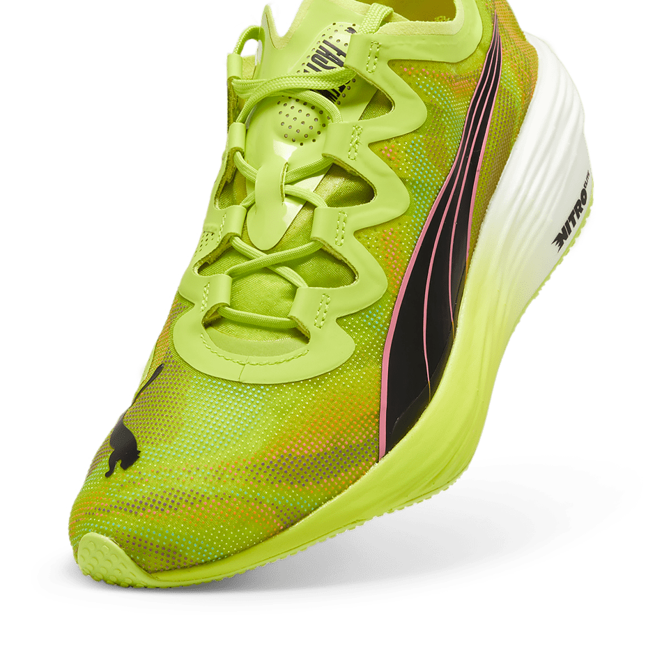 Puma Fast-FWD Nitro Elite Psychedelic Rush Men's Running Shoes SS24 Lime Pow-Puma Black-Poison Pink