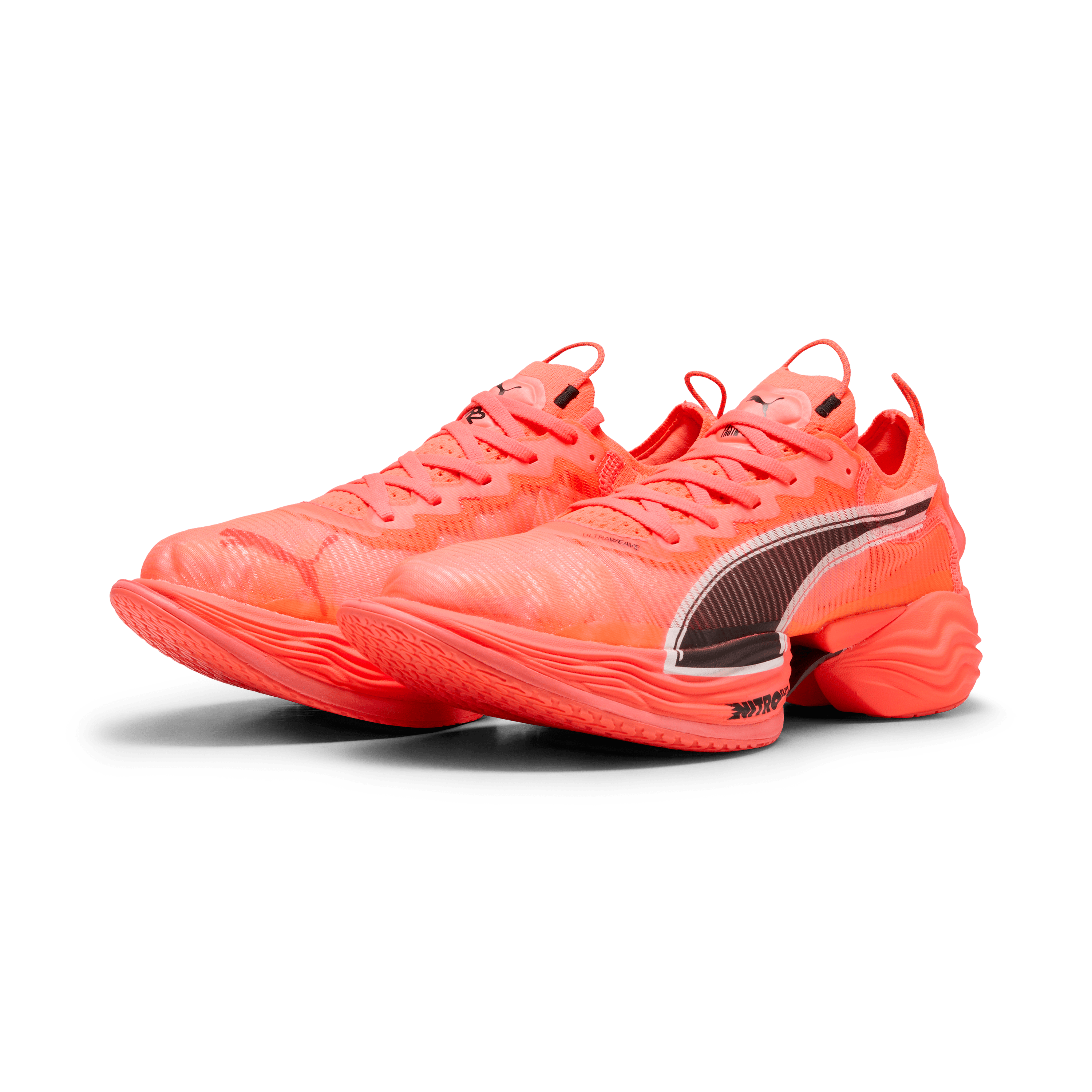 Puma Women's Fast-R NITRO Elite 2 Running Shoes in Glowing Red/Puma White SS25