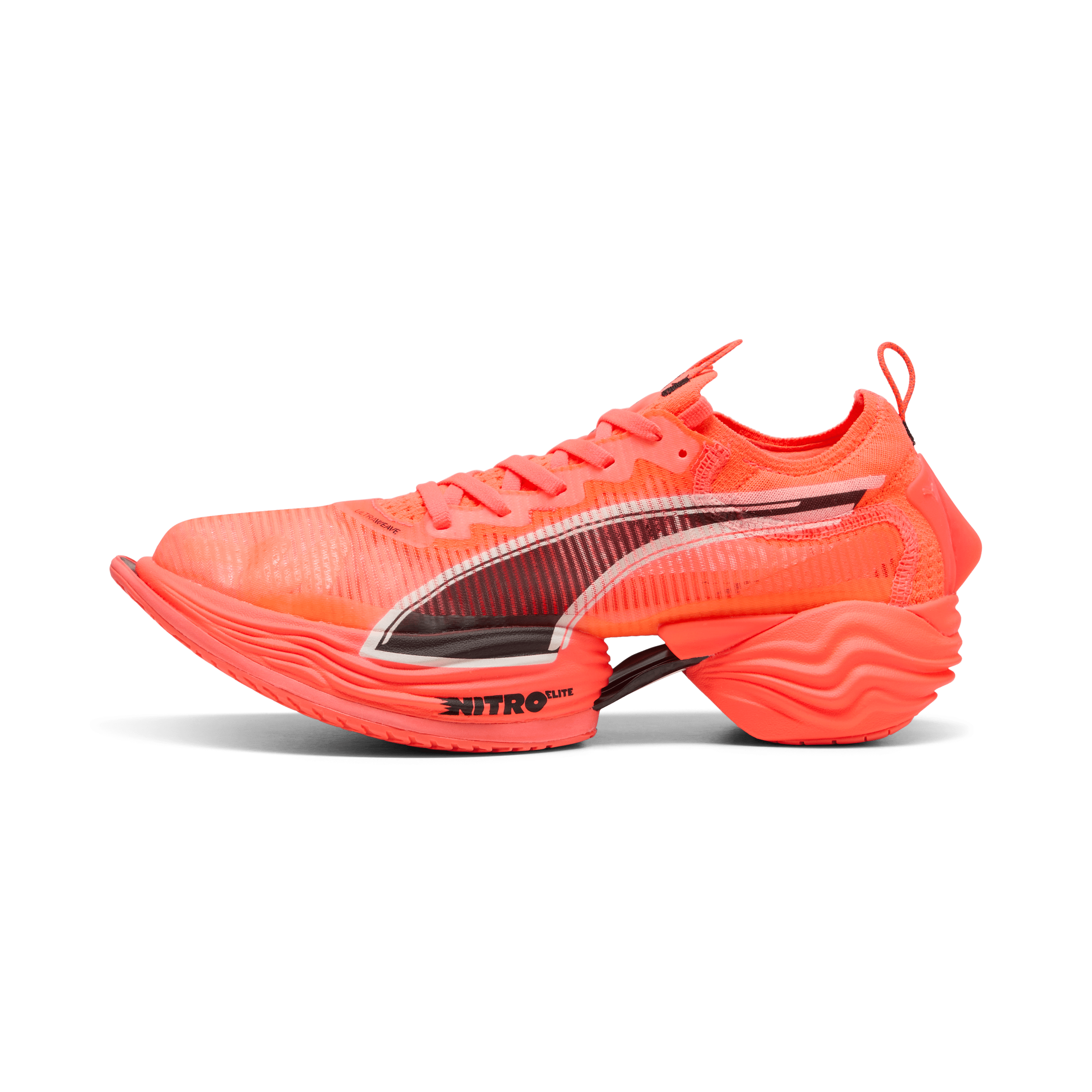 Puma Women's Fast-R NITRO Elite 2 Running Shoes in Glowing Red/Puma White SS25