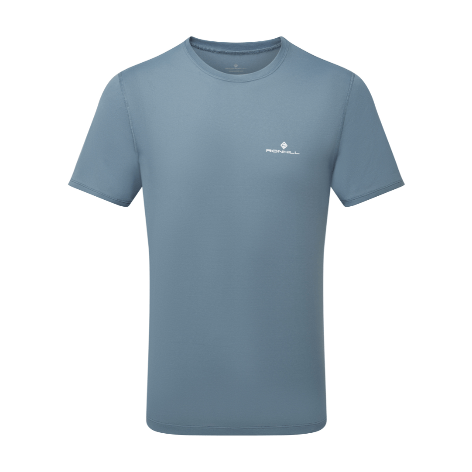 Ronhill Men's Core Short Sleeved Tee in Lake/Bright White SS25