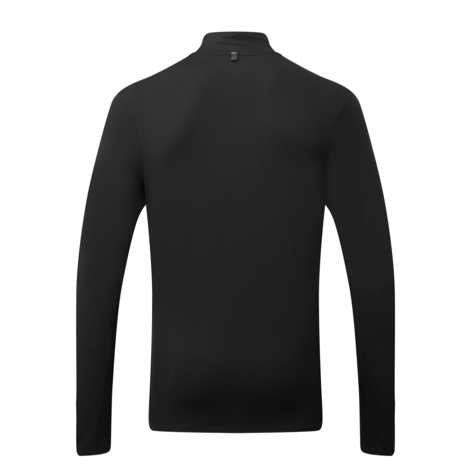 Ronhill Men's Core Thermal 1/4 Zip in Black/Bright White SS25