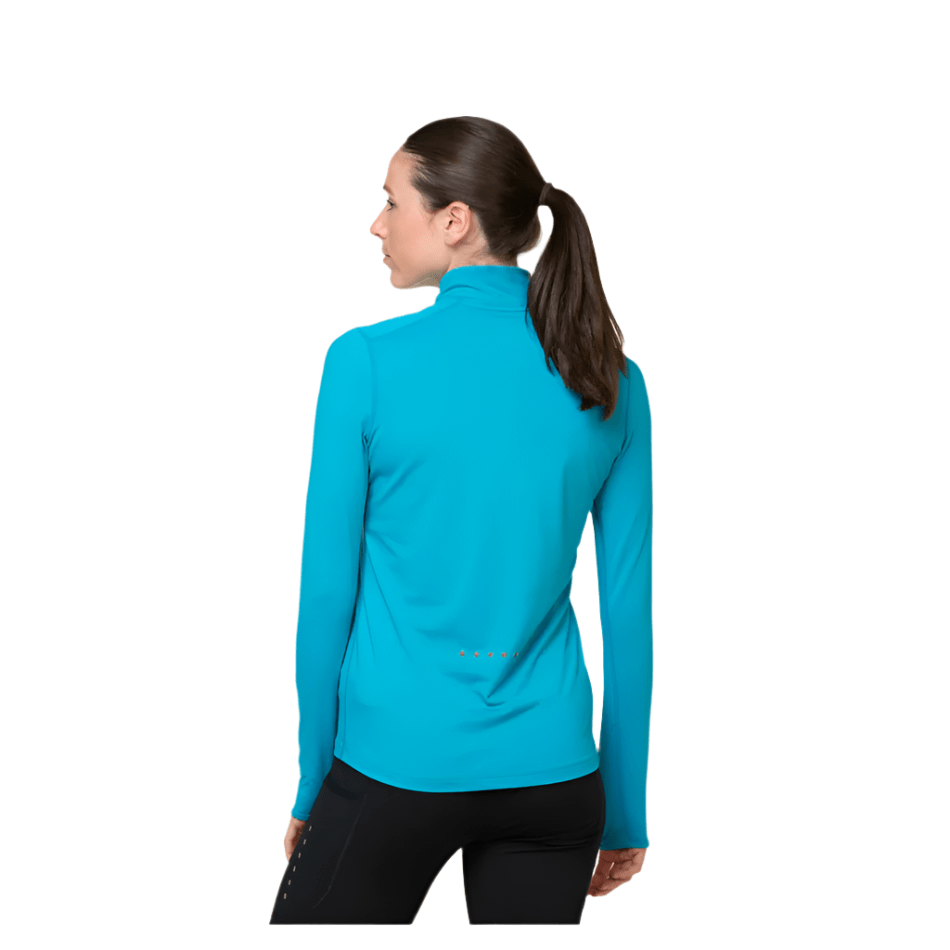 Ronhill Women's Core Thermal 1/4 Zip in Azure/Bright White SS25
