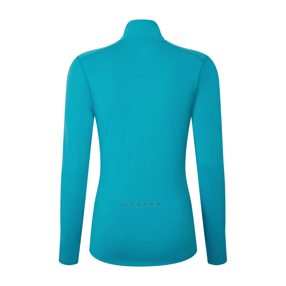 Ronhill Women's Core Thermal 1/4 Zip in Azure/Bright White SS25