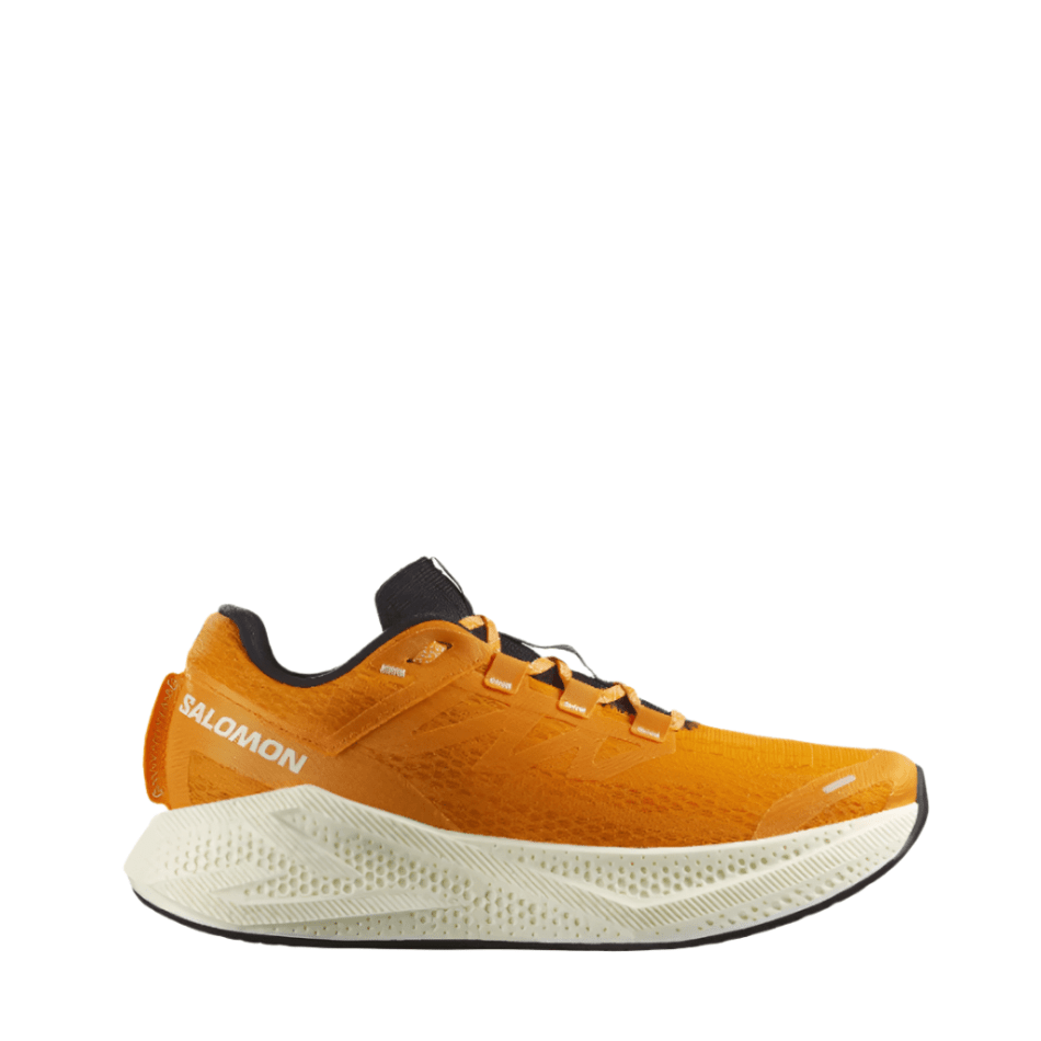 Salomon Men's Aeroglide 3 Running Shoes in Tumeric/White/Black SS25