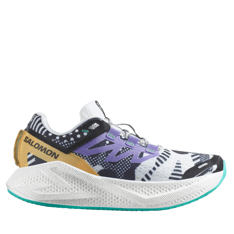 Salomon Women's Aeroglide 3 Proto Pack Running Shoes in White/Black/Waterfall SS25