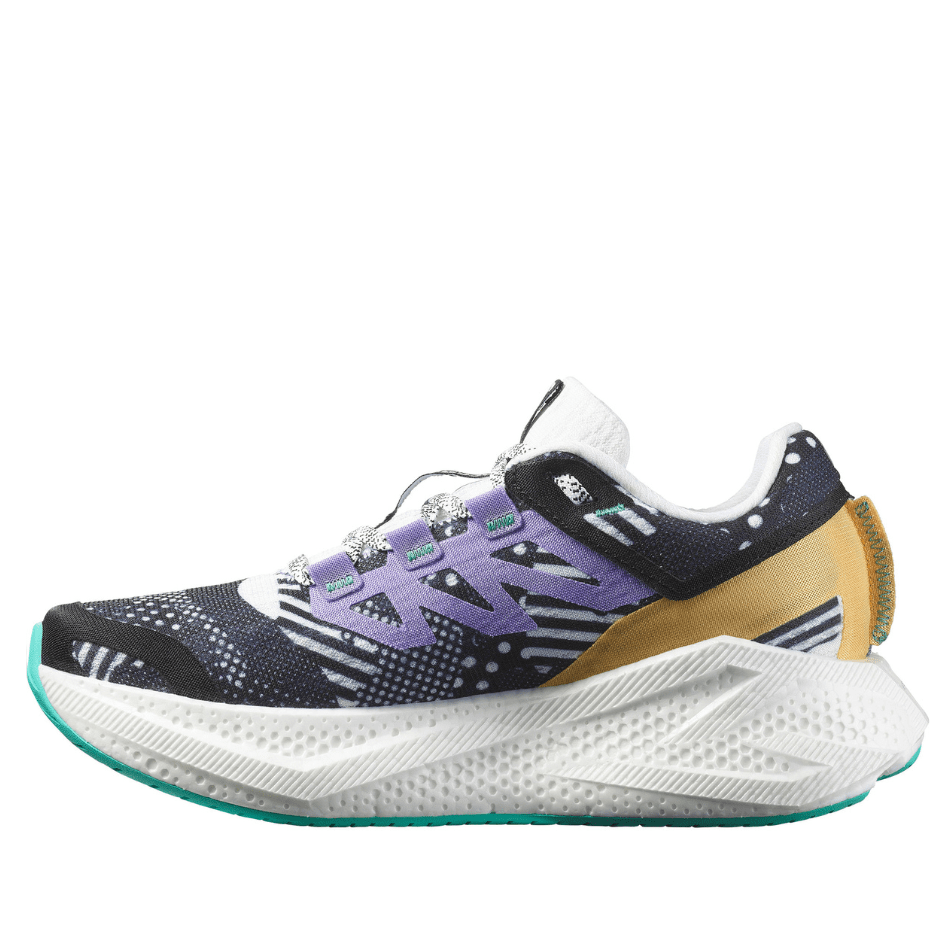 Salomon Women's Aeroglide 3 Proto Pack Running Shoes in White/Black/Waterfall SS25