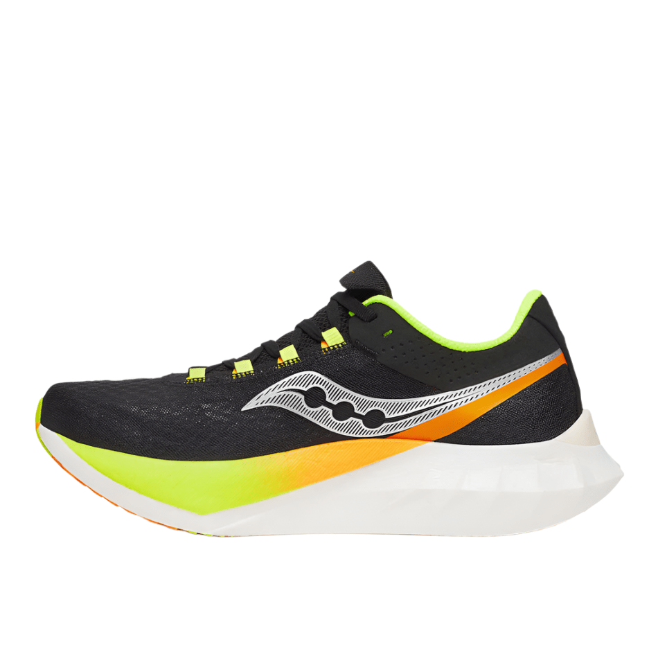 Saucony Men's Endorphin Pro 4 Running Shoes in Black/Vo2 AW25