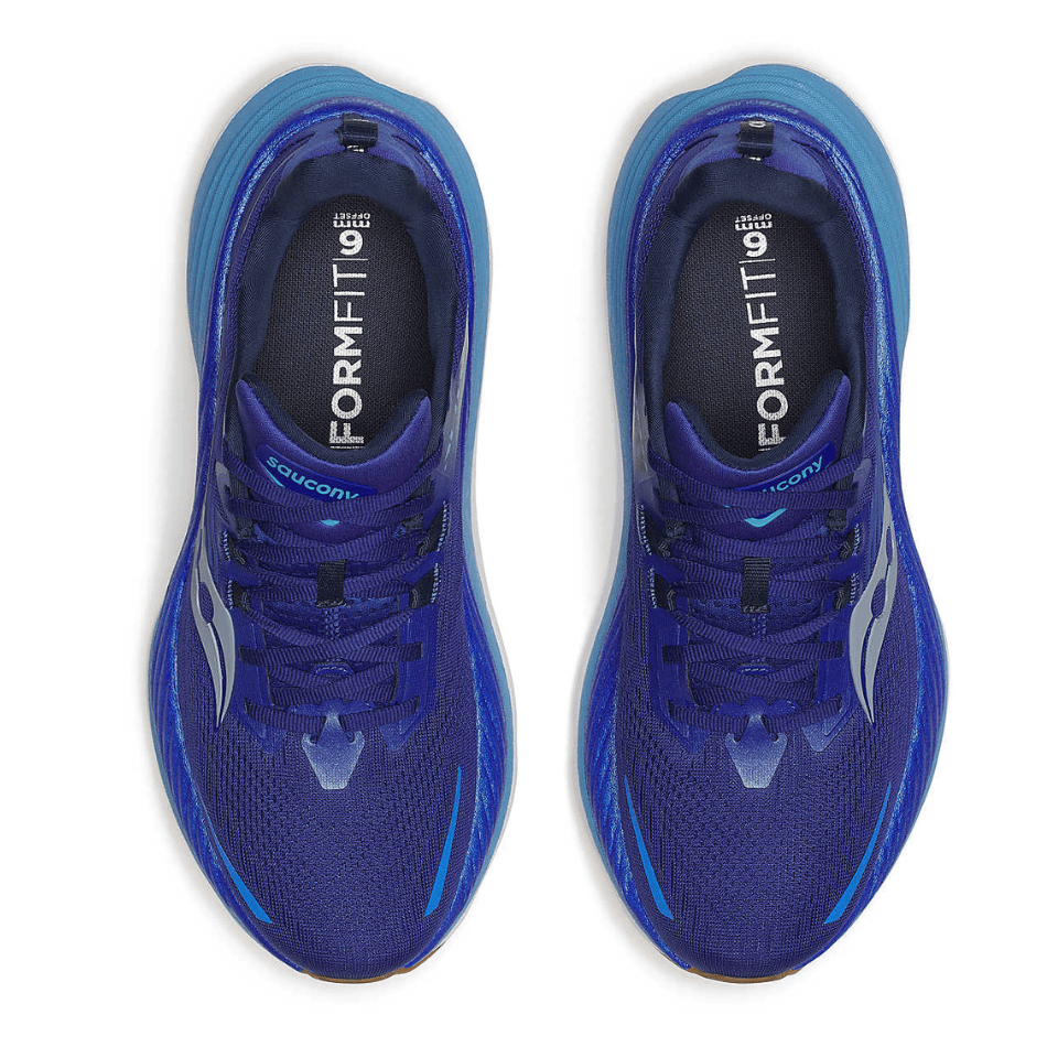 Saucony Men's Hurricane 24 Running Shoes in Azurite SS25