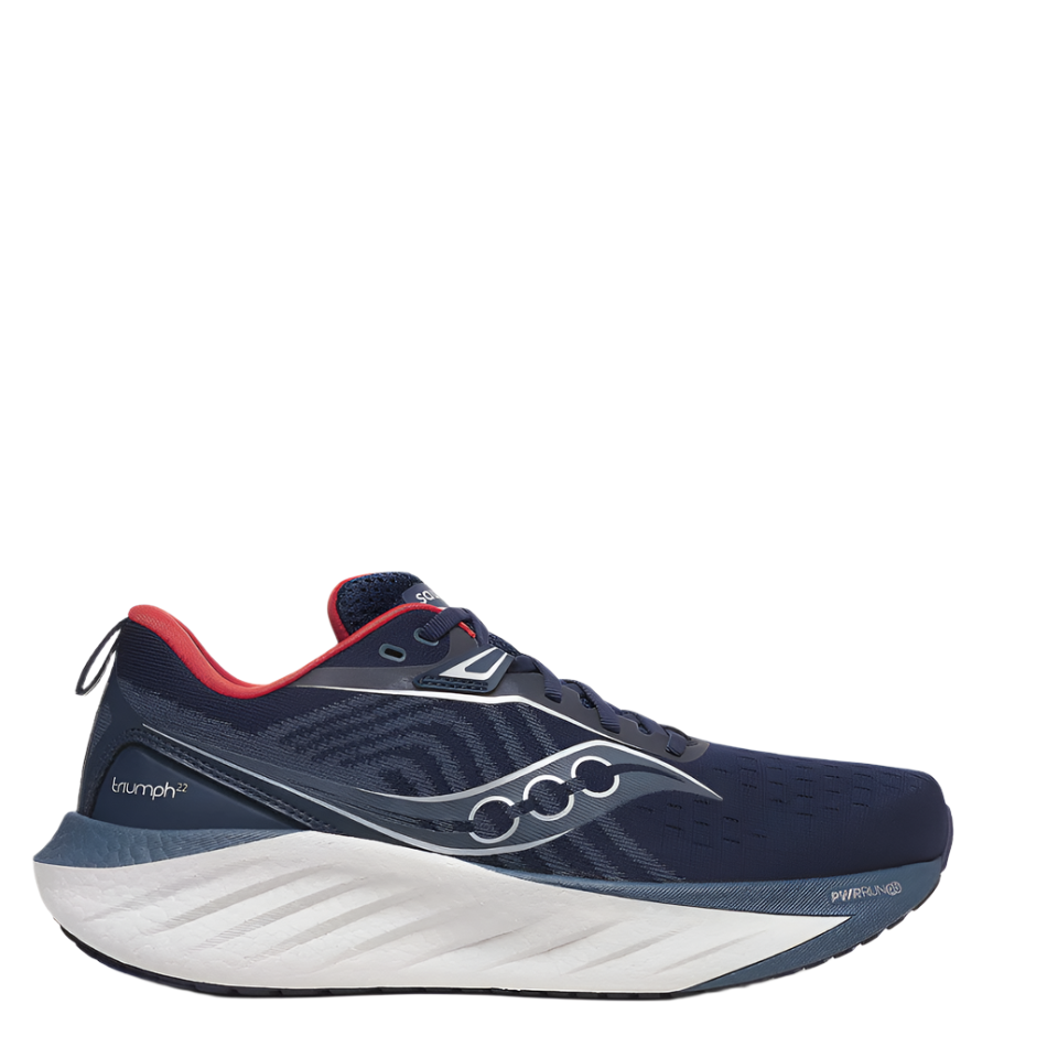 Saucony Triumph 22 Men's Running Shoes in Navy/Dusk
