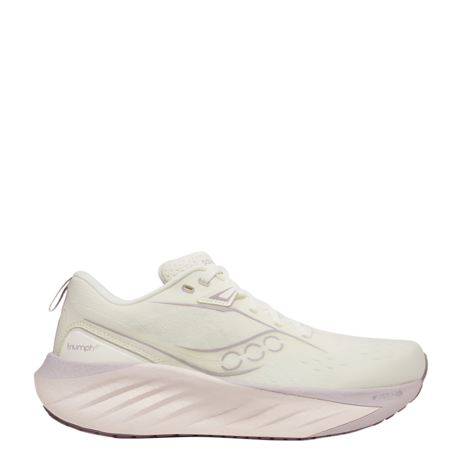 Saucony Women's Triumph 22 Running Shoes in Vanilla