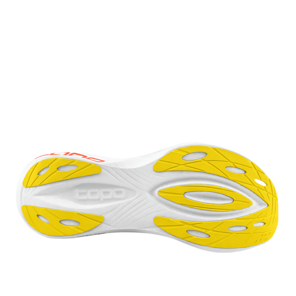 Topo Men's Specter 2 Running Shoes in White/Sunset SS25