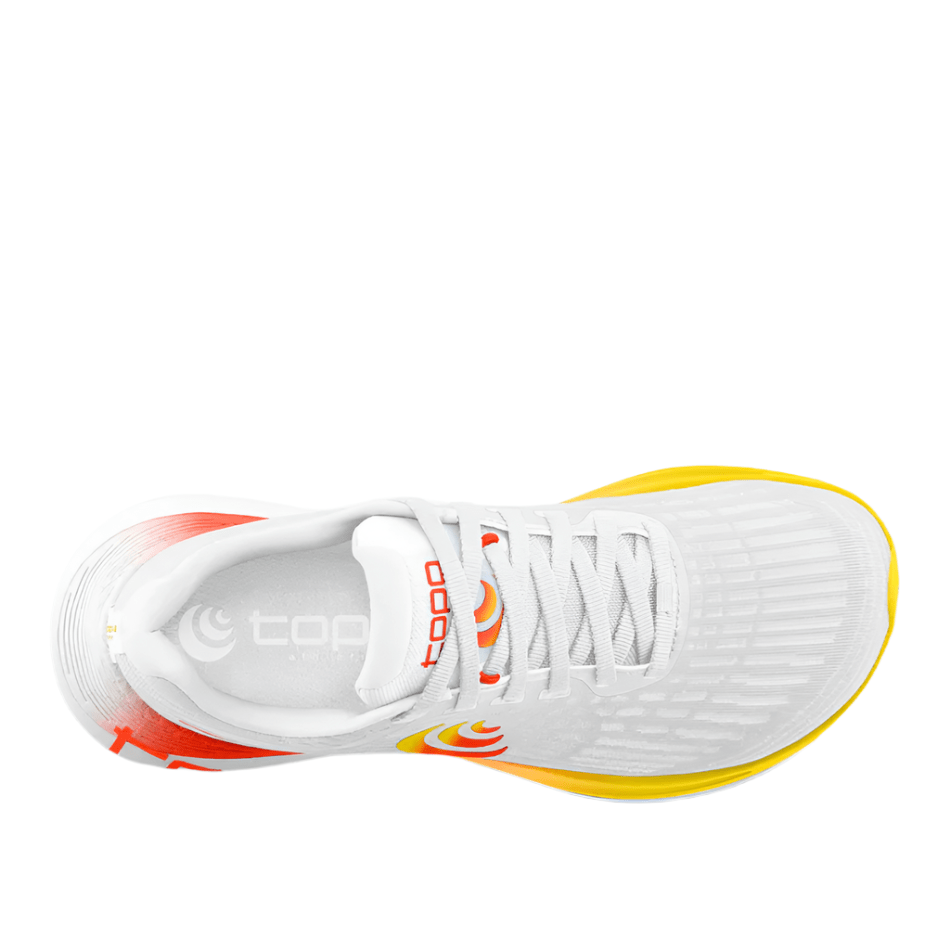 Topo Men's Specter 2 Running Shoes in White/Sunset SS25