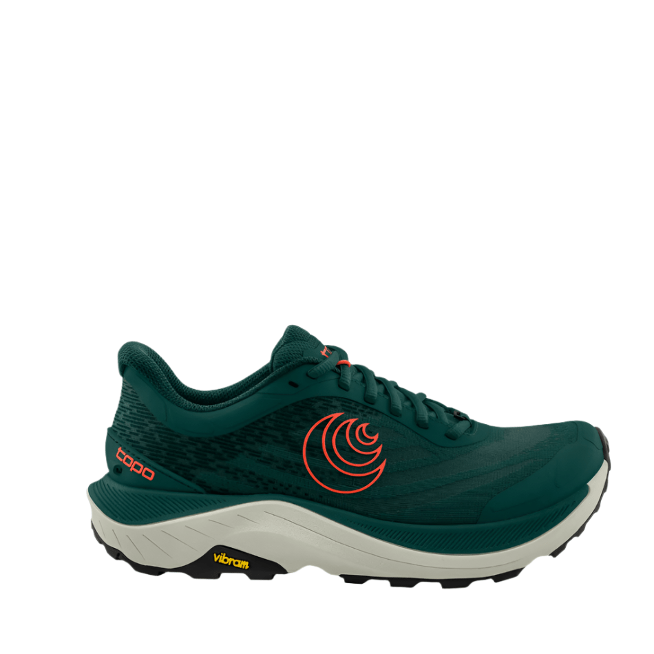 Topo Men's Ultraventure 4 Running Shoes in Dark Teal/Orange SS25