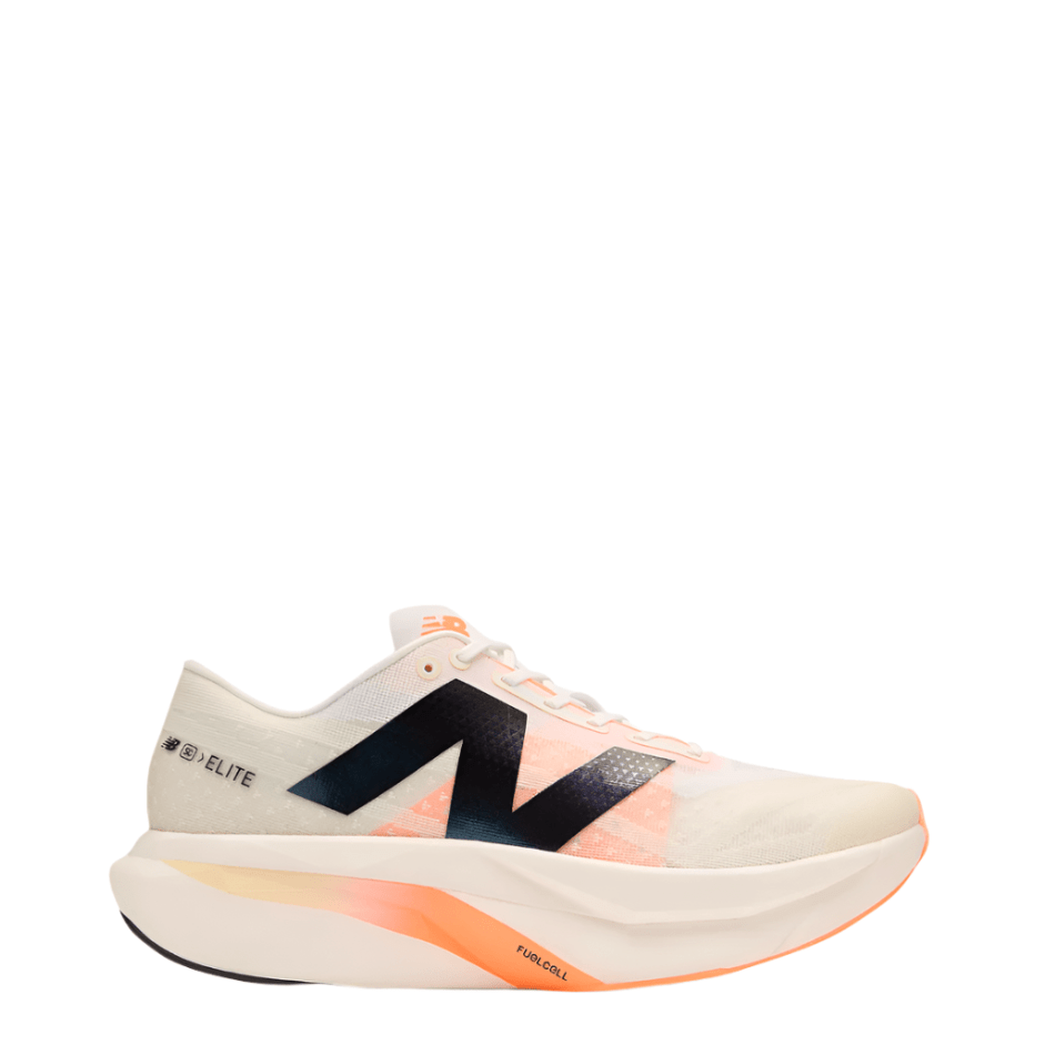 New Balance Men's FuelCell SuperComp Elite V4 Running Shoes in White/Angora/Hot Mango SS25